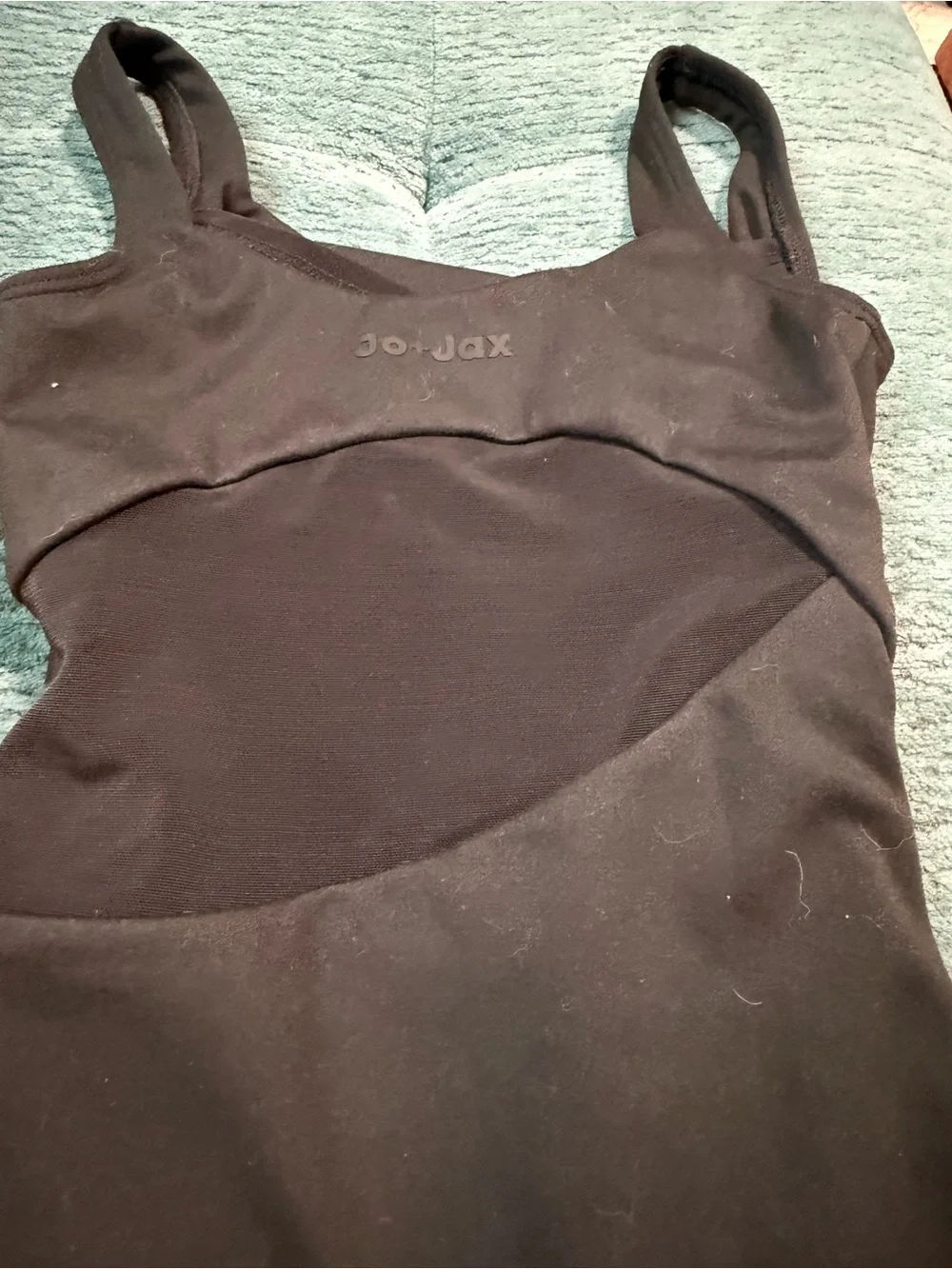 Jo and Jax Black Dance Leotard Youth Medium YM 8-10